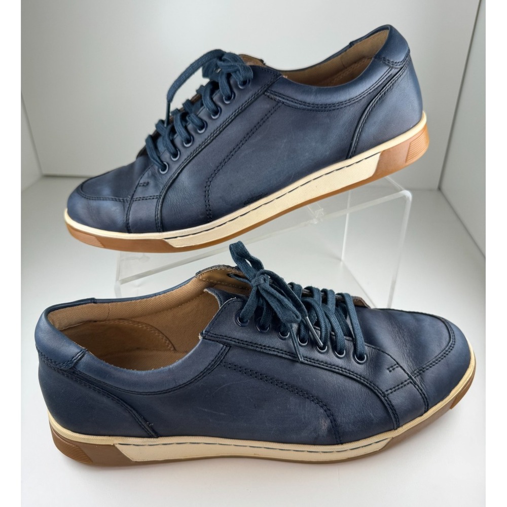Cole Haan Men's Blue Vartan Sport Leather Oxford Size 9.5 M Casual Dress Shoes